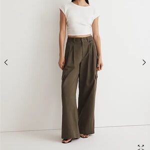 Madewell Harlow wide leg cargo pants